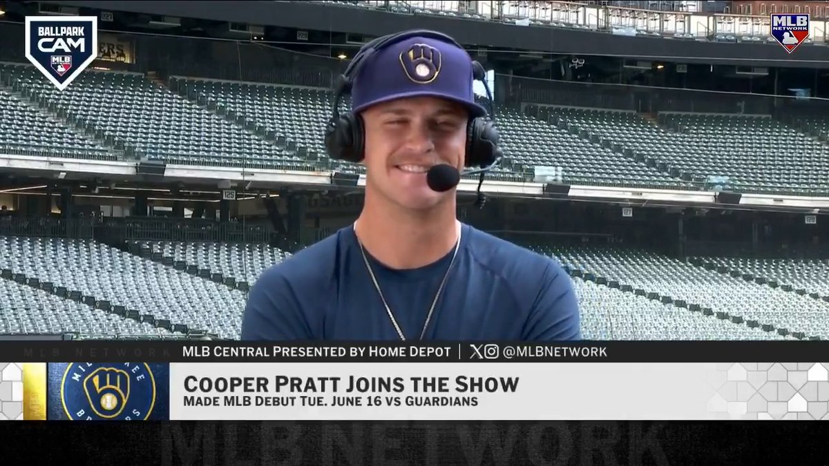 Cooper Pratt is smiling just thinking about his family being in the crowd to see his first MLB hit! 😆 The Milwaukee Brewers 21-year-old reflects on his first taste of the Big Leagues and past few months since signing an extension with Milwaukee.