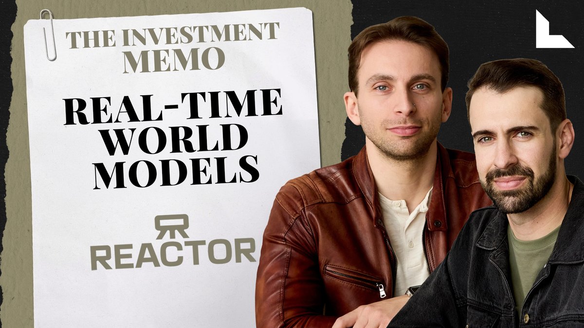 Real-time world models represent a fundamental shift in AI. reactor is building the platform for real-time generative video infrastructure, supporting developers who need the tech for use across entertainment, physical AI, and robotics. Co-founders Alberto and Bryce Schmidtchen joined us last week on The Investment Memo, hosted by Partners Bucky Moore and Amber Yang, to talk about the era of world models. The conversation centered around the infrastructure Reactor is building, why real-time models are the edge right now, and current use cases for the product. Alberto and Bryce agreed that world models are shaping the way simulations are created, and that developers need a streamlined platform that can support their ideas. We believe Reactor is positioned to be at the frontier of research into real-time generative models. We look forward to seeing how these models apply across industries. Chapters 00:00 Introduction & Overview of Reactor 01:08 Meet the Hosts & Founders 02:18 The Origin Story: From 3D Assets to World Models 05:07 Real-Time Video Applications Across Industries 06:55 The Open Source World Model Explosion 07:23 Why Infrastructure Is the Opportunity 08:42 Parallels to Past Technology Waves 09:51 Bridging the Research-to-Production Gap 13:13 What Developers Are Building with World Models 16:41 Lessons from Luma AI 18:23 What Apple Vision Pro Taught Bryce About Real-Time Systems 20:48 Company Values & Team Culture 22:40 Series A: What the Capital Unlocks 24:13 Reactor's Five-Year Vision 26:09 Closing Remarks