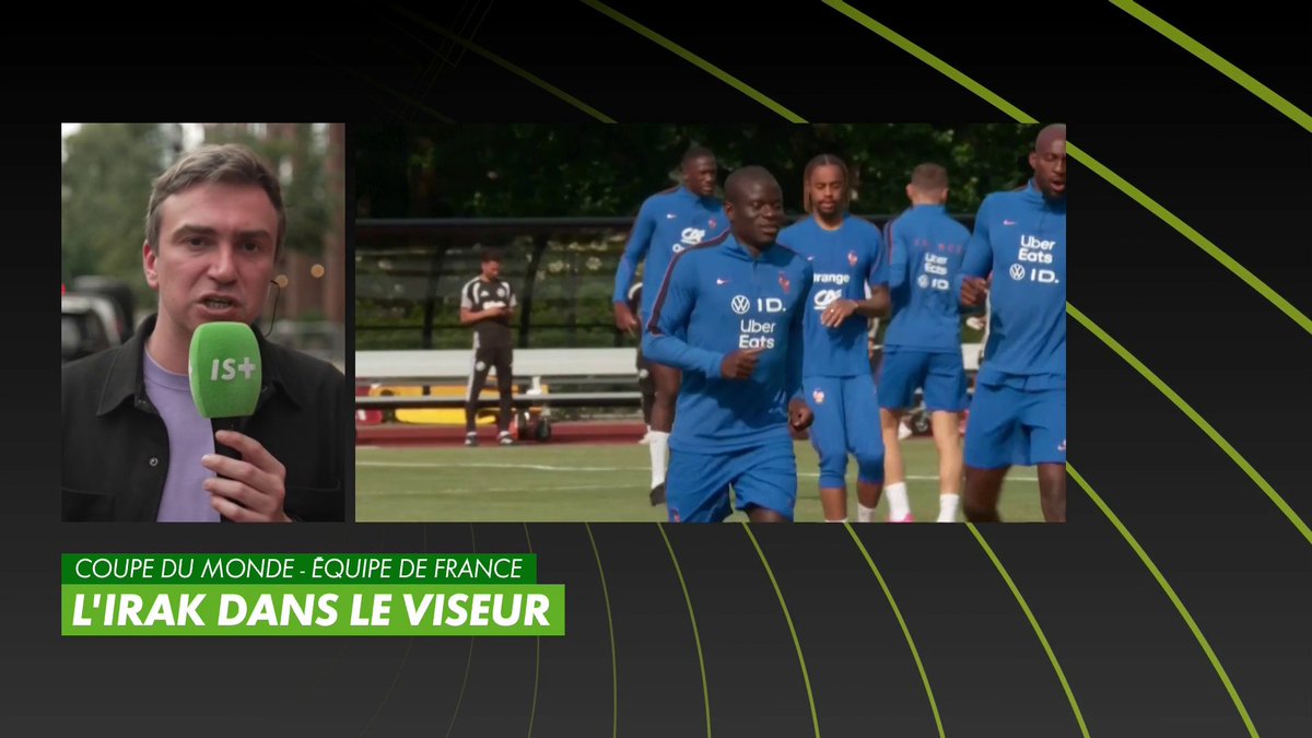 🚨 Les dernières infos EDF de Bertrand Latour : Rien de grave pour Malo Gusto, touché au pied lors de l'entraînement hier soir 🚑 Le staff souhaite revoir Olise dans un rôle de n°10, et seulement 2 ou 3 changements au maximum dans le onze français face à l'Irak 🔄