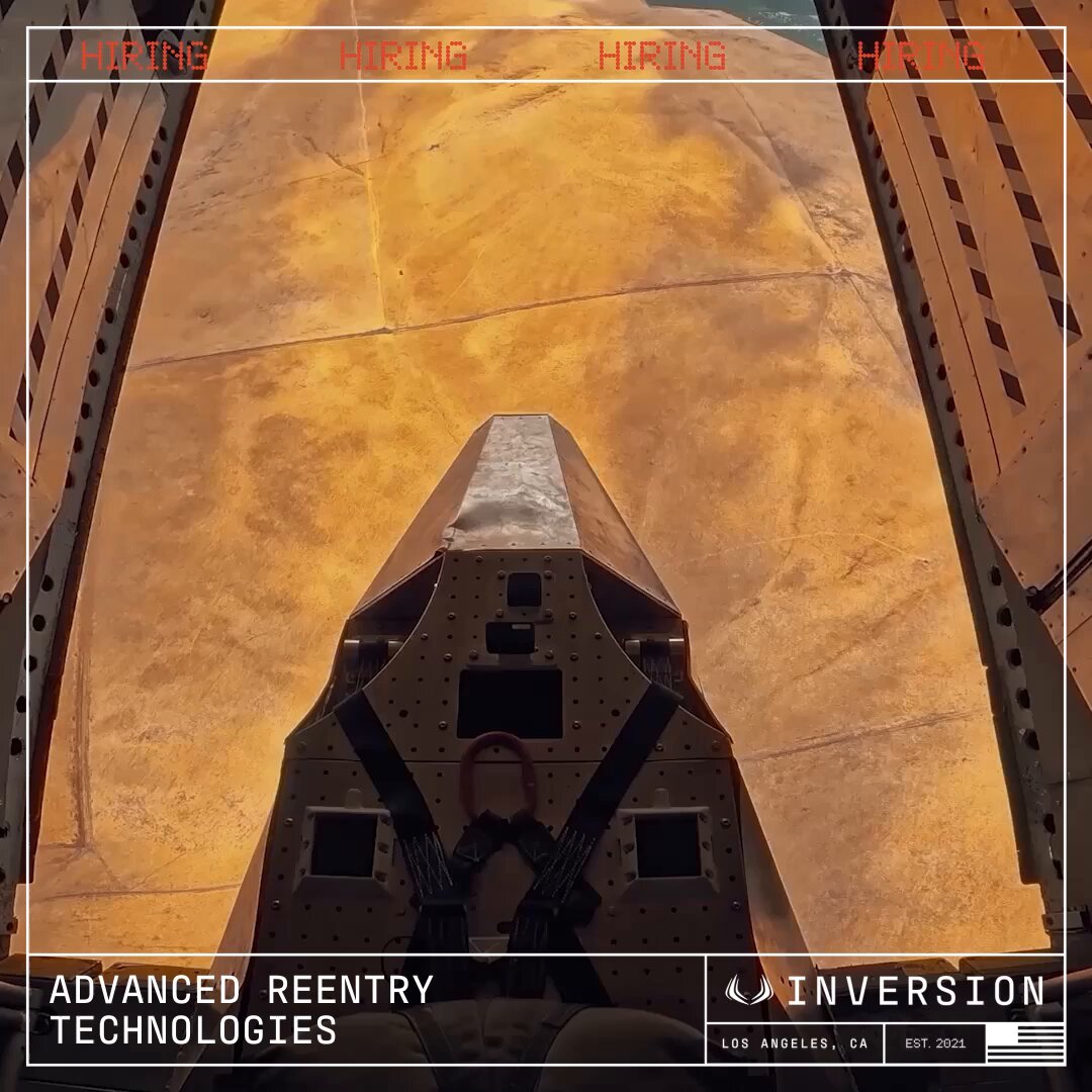 Inversion is hiring across ALL disciplines. Including: Accurate Landing As part of the Accurate Landing team, you’ll help Arc after its return from space as it steers through the atmosphere and lands within feet of its target. In short: help us build the most capable skydiver ever. Explore open roles: