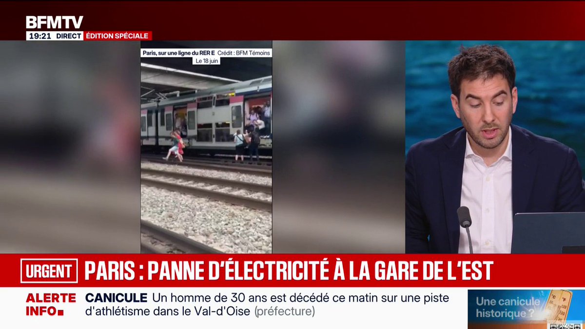 Une panne d'électricité paralyse la gare de l'Est à Paris, aucun départ jusqu'à au moins 22h