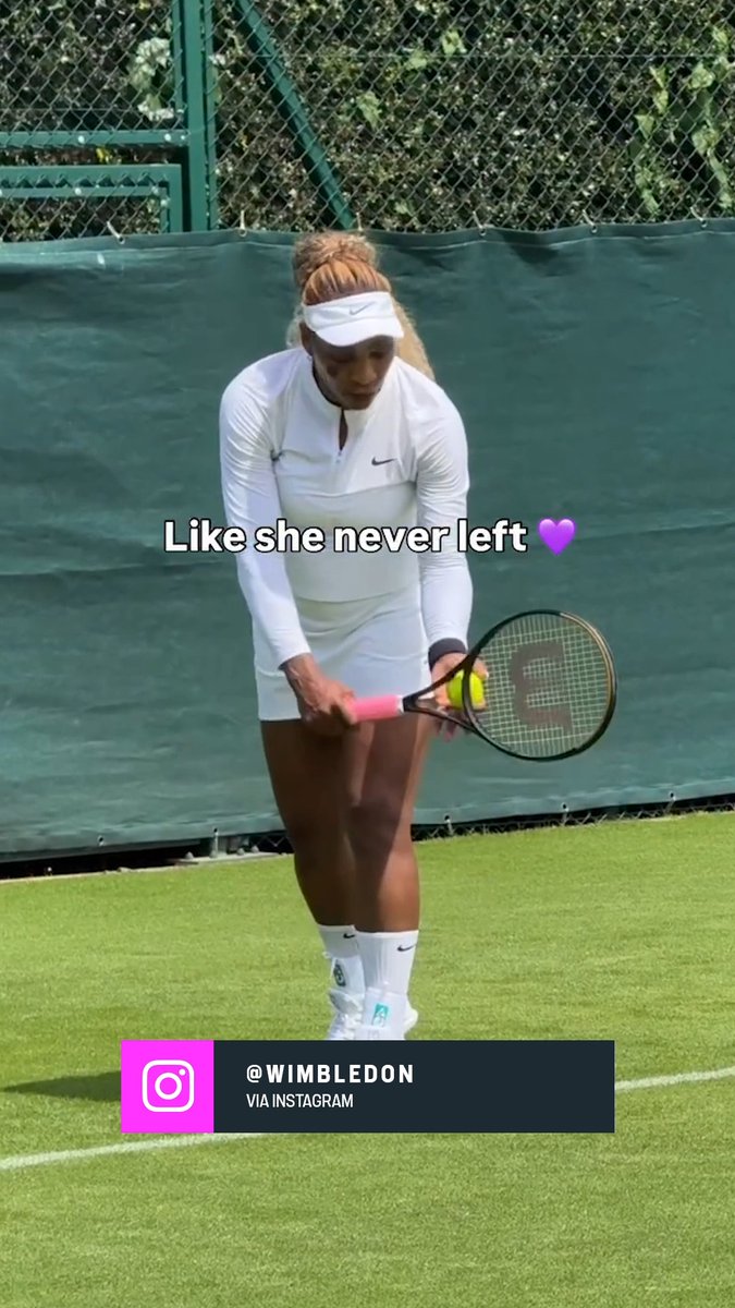 Look who's back at SW19 👀