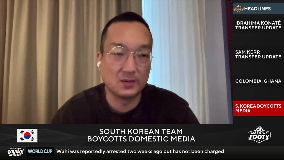 "There's no reason for any of these players to be understanding of these egregious remarks." STEVE HAN한만성 🇰🇷⚽️ reveals why the South Korea team have boycotted their local media 🇰🇷