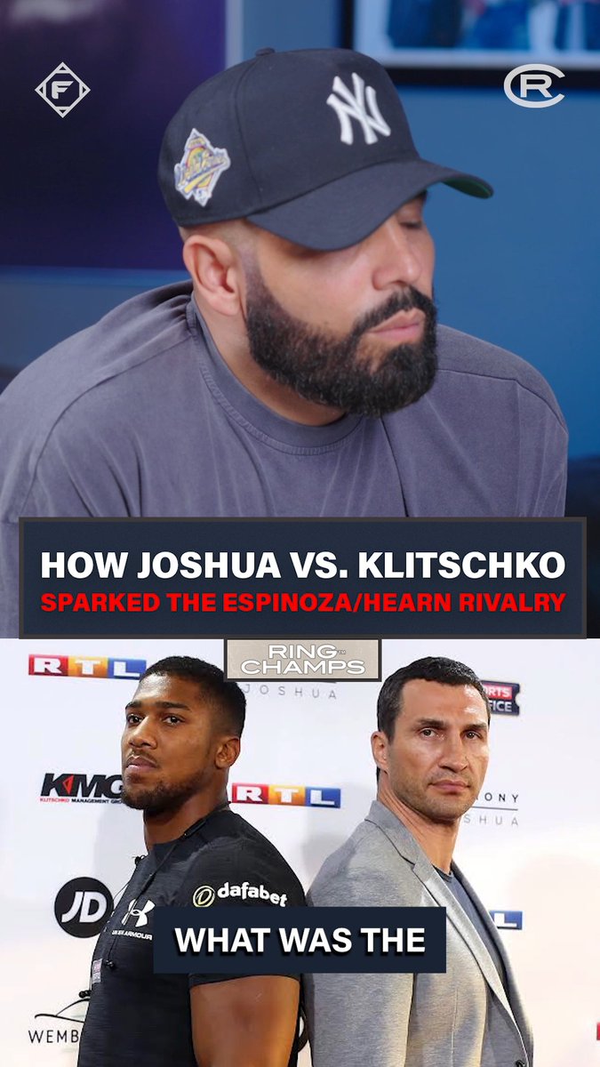 Eddie Hearn was moving CRAZY leading up to Anthony Joshua vs. Wladimir Klitschko 🤯👀 Stephen Espinoza pulls up on Ak & Barak and breaks down the wild back and forth between him and Hearn over contracts with HBO & Showtime. Watch the full episode with Stephen Espinoza out NOW on the RING CHAMPS YouTube!