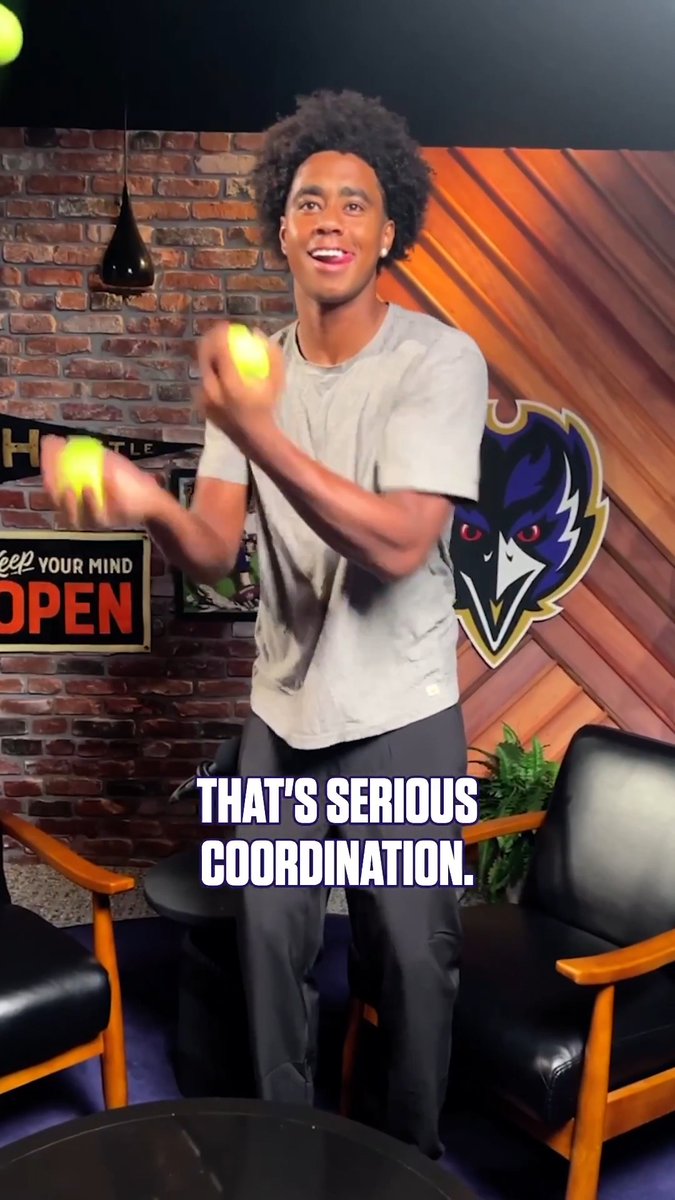 Man of many talents. Ja'Kobi Lane shows off his juggling skills during an appearance on The Lounge podcast. Watch the full interview: