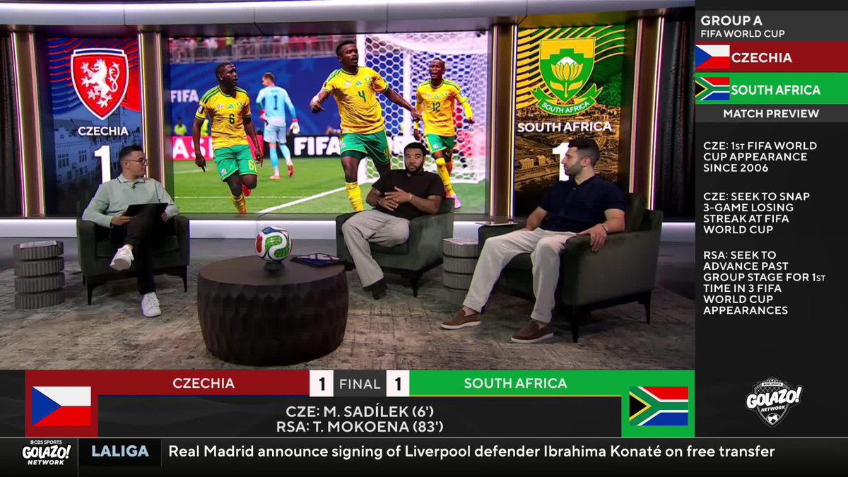 "Terrible game of football. Unfortunately for both now they're playing for third place." Troy Deeney was not impressed with the quality on show during the Czechia vs. South Africa game ❌