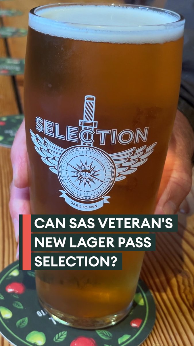 Why "Selection"? 🤔 The name of a new beer launched by three former SAS sergeant majors is inspired by the legendary selection course - one of the toughest endurance tests in the world