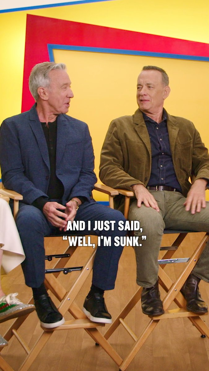 Tim Allen and Tom Hanks joke about the amount of Buzz Lightyears featured in Pixar's #ToyStory5.