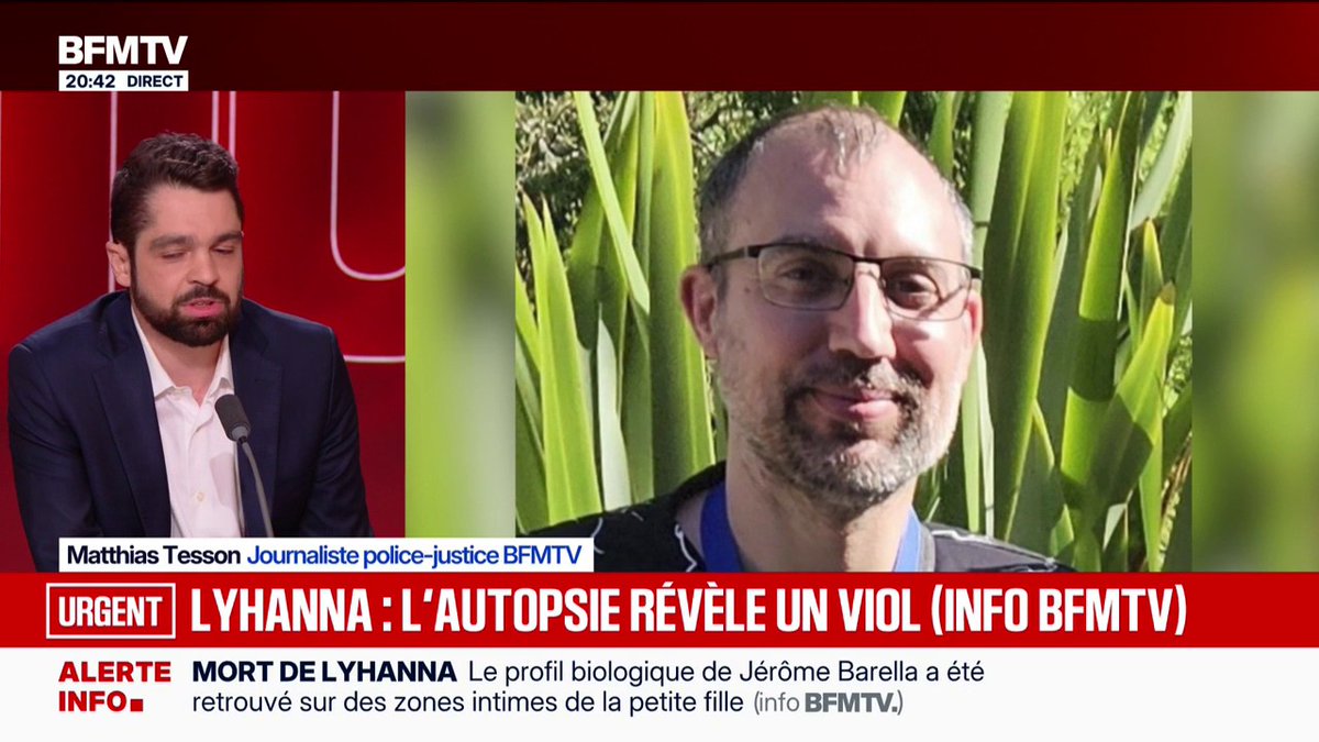 INFO BFMTV. Mort de Lyhanna: l'autopsie révèle un viol, l'ADN de Jérôme Barella retrouvé sur le corps de l'enfant