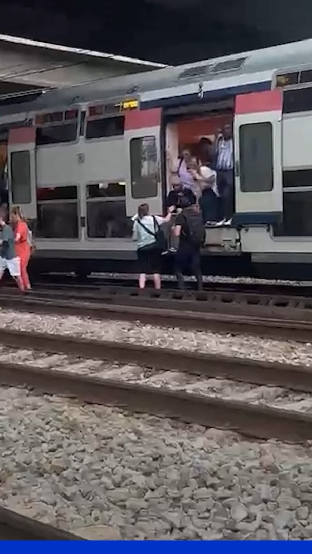 Panne à gare de l'Est: des passagers du RER E sur les voies pour évacuer les trains