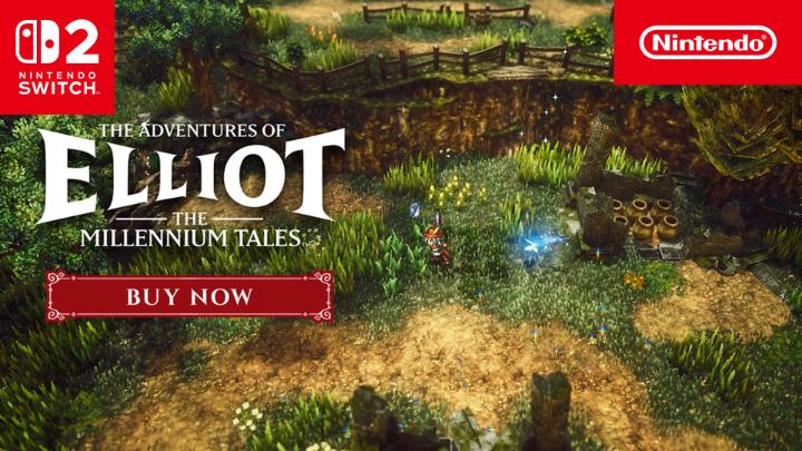 This tale begins with one adventurer, one fairy, and a thousand-year mission. What will you reveal as you unravel the threads of history? Brave the dangers in The Adventures of Elliot: The Millennium Tales, out now on Nintendo Switch 2:
