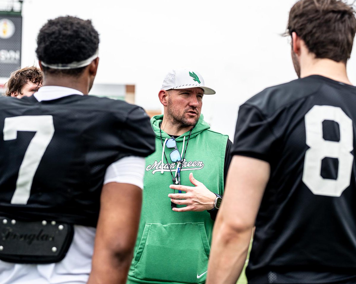 Get to know Run Game Coordinator & Tight Ends Coach Mike Bloesch #GMG🦅