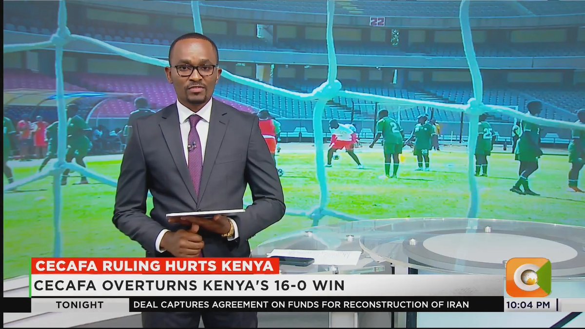CECAFA Ruling Hurts Kenya: CECAFA overturns Kenya’s 16-0 win New score given as 3-0 Sudan walked off after five injuries #CitizenTonight