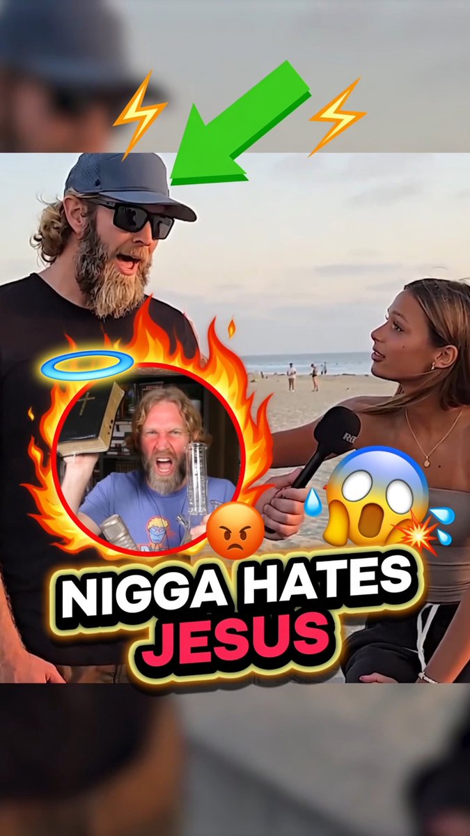 This nigga HATES Jesus 😱🙏