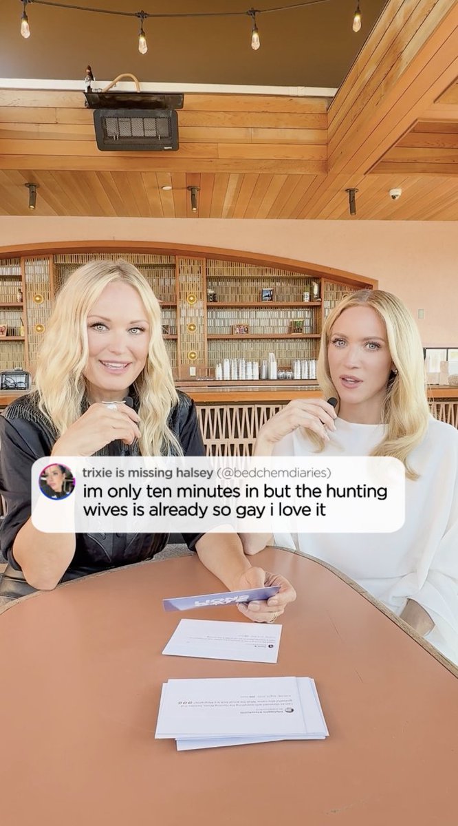 we showed them your tweets. you're welcome. #TheHuntingWives is now streaming on Netflix and for your consideration in comedy categories.