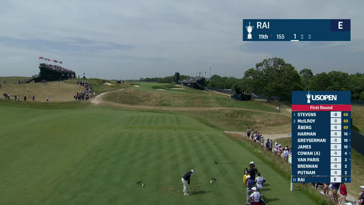 I get why they softened the Shinnecock greens. I really do. But this is disgusting. This green plays twice as firm for the members on a typical Tuesday. 77 year old retired guys play a tougher hole than the best players on earth. Revenge this weekend.