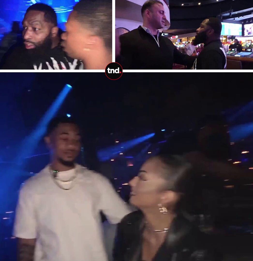 Adrien Broner nearly got into it with a 7-foot man after a drink dispute 👀