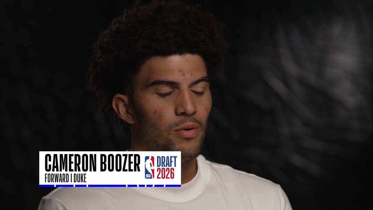 The spotlight keeps getting brighter for Cameron Boozer 🤩 He sits down with Lauren Green to reflect on his production at Duke, his development as a versatile forward, and his readiness for the next level. See where he gets drafted, Tuesday at 8pm/et on ABC and ESPN.