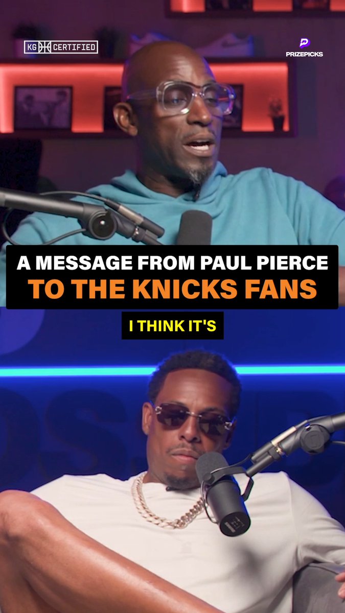 A special message from Paul Pierce to the Knicks, their fans, and New York City following a historic championship run 🗣️🎙️ An all-new TICKET &amp; THE TRUTH drops tomorrow on the KG CERTIFIED YouTube