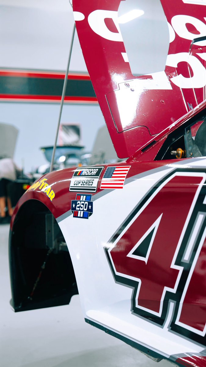 Watch the No. 41 @tamu Chevrolet take shape as we prepare to honor President George H.W. Bush at NASCAR San Diego this weekend. From the shop floor to the starting grid, this is a paint scheme built to celebrate service, sacrifice, and American excellence.🇺🇸 #tamu #ForceForGood
