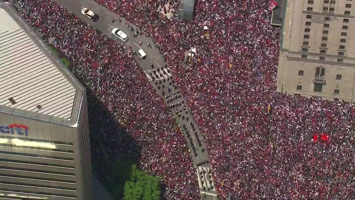 Raptors parade was genuinely insane man