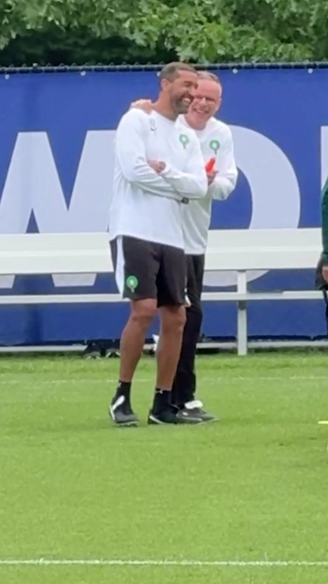 Instant de complicité entre Mohamed Ouahbi et son adjoint Youssef Hadji 🇲🇦😌