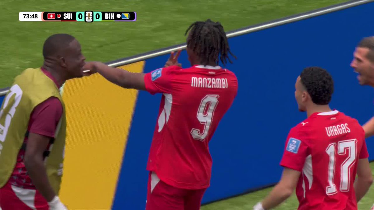 🤯🇨🇭 VOLEA DE MANZAMBI Y SUIZA 1-0.