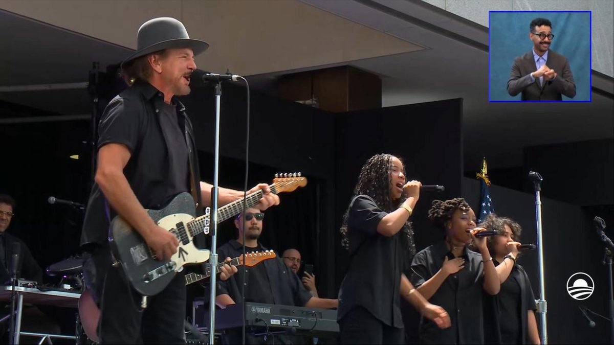 Watch today’s performance of “Better Believe” at the The Obama Foundation Presidential Center dedication: “Better Believe” was co-written and performed by Eddie and young folks from Guitars Over Guns. Listen now: