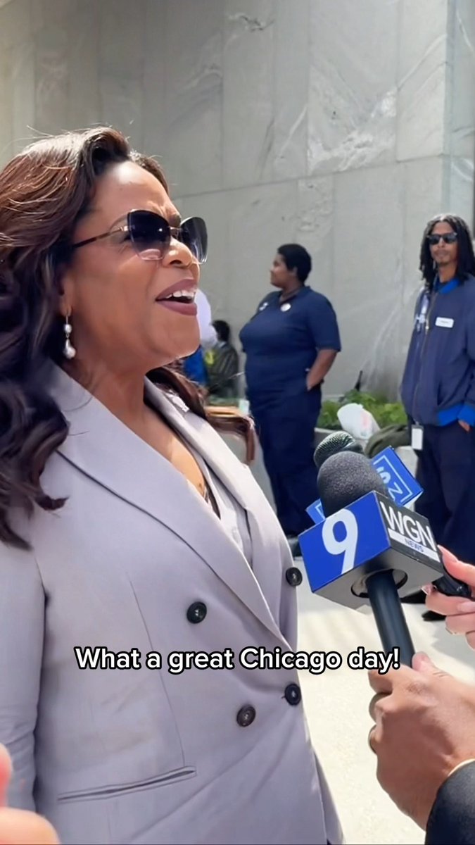 You said it, Oprah: What a GREAT Chicago day! The Chicago icon Oprah Winfrey shares why the opening of the Obama Presidential Center on the South Side of Chicago is so outstanding for our city and community. And her official review of the center? "Fantastic!" #NeverOutdoneChi