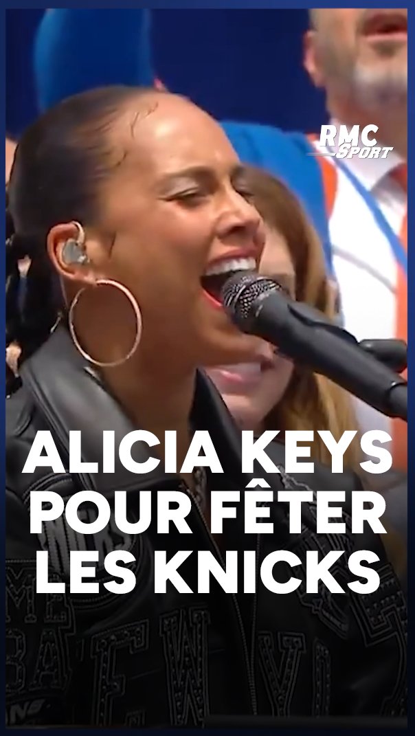 🗽 Qui d'autre qu'Alicia Keys pour enflammer New York et les Knicks ?