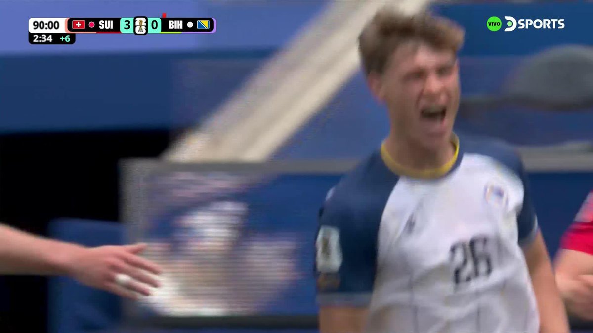 BOMBAZO IMPRESIONANTE 🚀 Bosnia perdió 4-1 con Suiza pero Mahmić hizo uno de esos goles que todos los futboleros sueñan con hacer.