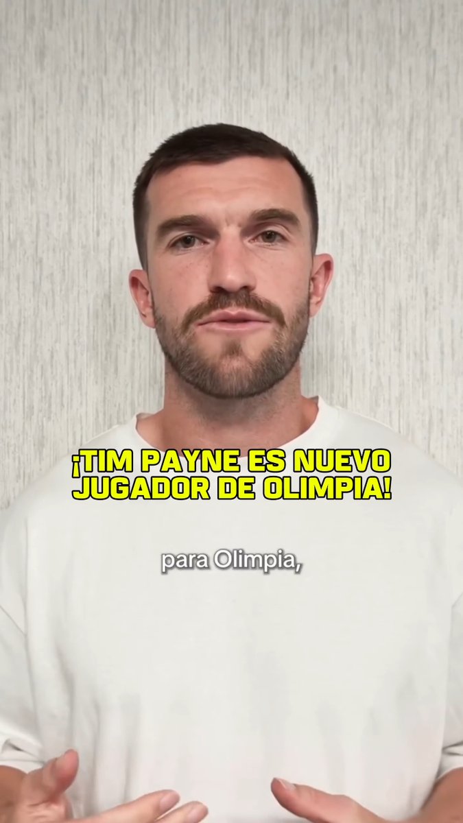 "TENER LA OPORTUNIDAD DE JUGAR PARA OLIMPIA, EL CLUB MÁS GRANDE DE PARAGUAY, ES UN GRAN DESAFÍO" 🗣️ Con este mensaje, Tim Payne se despidió de Wellington Phoenix y anunció su arribo a Olimpia 📹 Club Olimpia