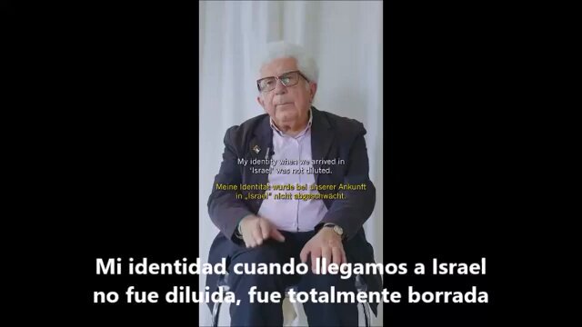 "Cuando vivíamos en Irak teníamos muchos amigos musulmanes, vivíamos juntos, el Mossad nos obligó a ir a Israel mediante atentados y mi identidad fue completamente borrada, ya no era judío, nunca me aceptaron, Israel fue creado por askenazis europeos y nuestra cultura es árabe."