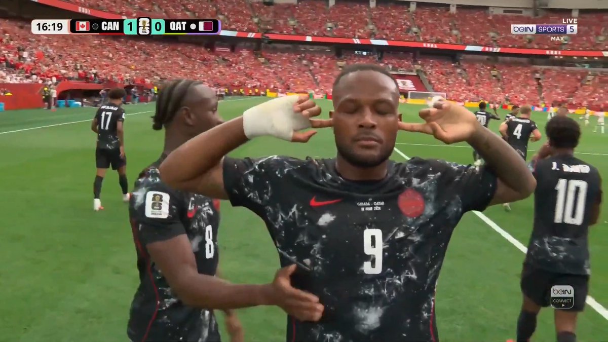 🚨🚨🚨🚨🚨🚨🚨🚨🚨🚨🚨🚨🚨🚨🚨 منتخب كندا 🇨🇦 يتقدم على قطر بهدف أول في المباراة هدف أول في أول ربع ساعة! ⚽️