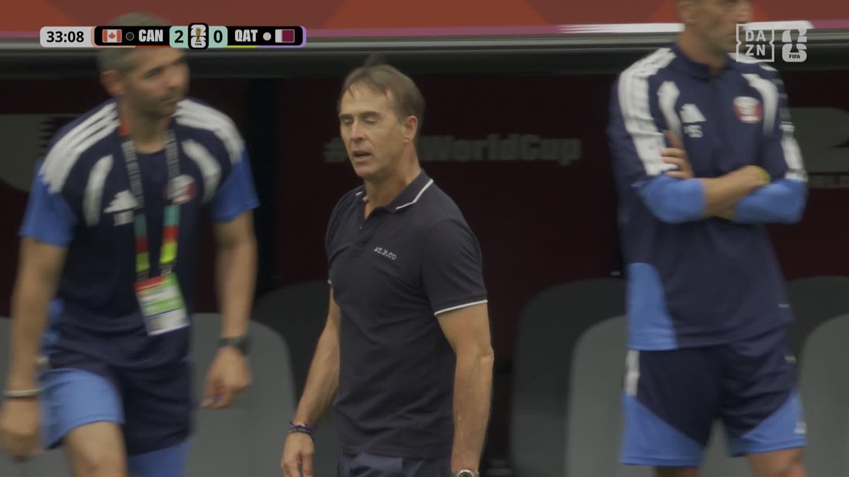 TARJETA ROJA 🟥 La reacción de Lopetegui a la decisión del VAR #DAZNMundial #FIFAWorldCup