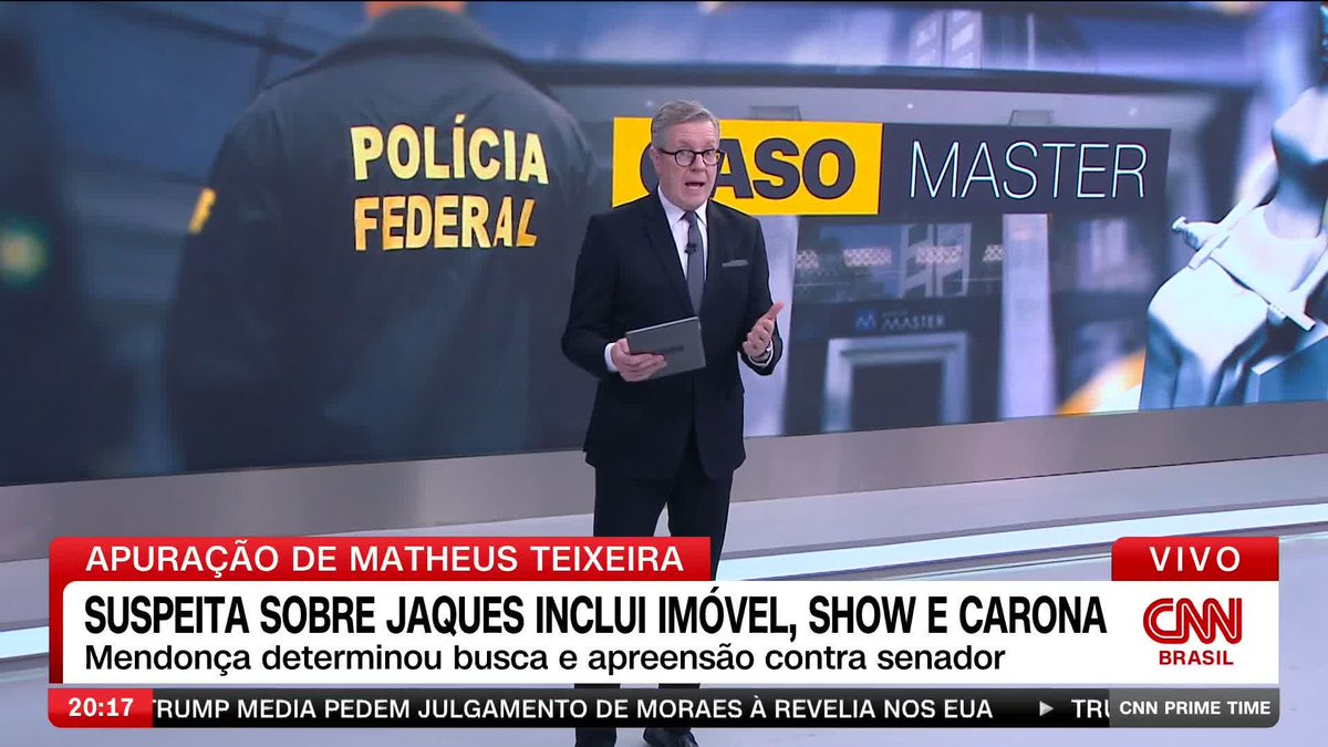 Antes de operação, Jaques tinha se defendido no Senado; assista #CNNPrimeTime