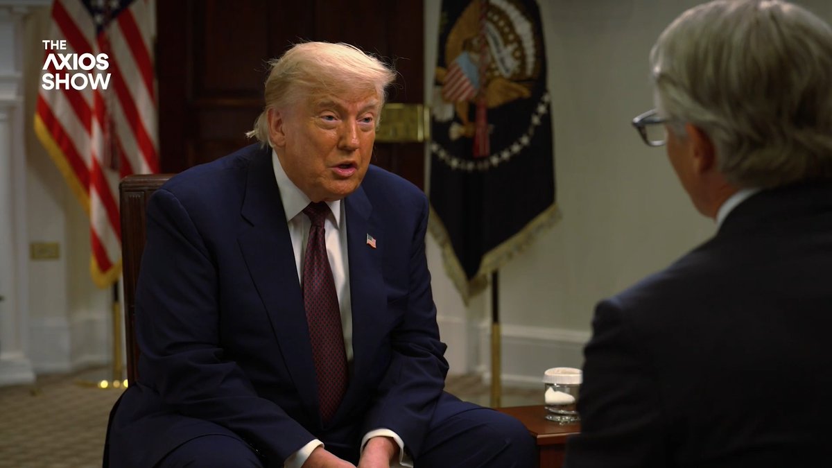 Asked what he'd learned from the war about the limits to his power, Trump tells Marc Caputo: "There are no limits…I haven't learned that lesson yet. I know there are, but there are no limits.” Via the Axios show.