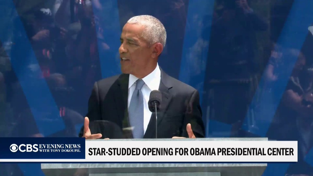 Former President Barack Obama unveiled his presidential center in Chicago, describing it as “an expression of thanks” to the city. The $850 million project took more than 10 years to complete and was attended by former Presidents Biden, Clinton and Bush.
