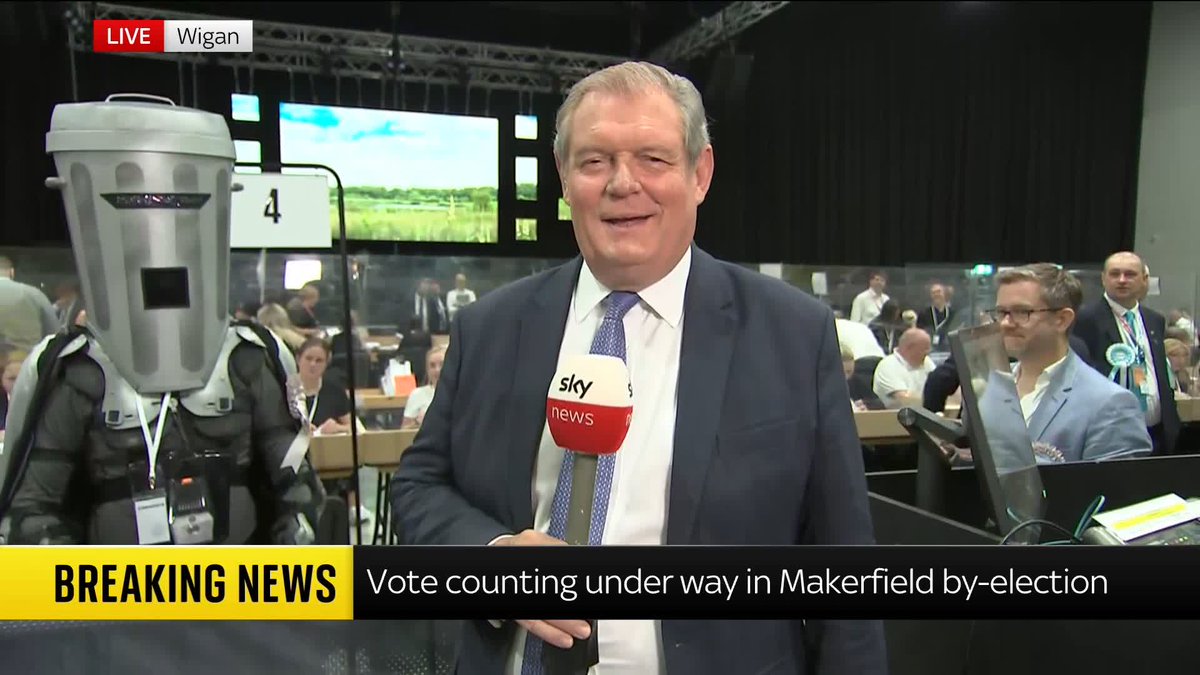 "I swear I'll move to Makerfield if I win." Count Binface talks to Sky's Jon Craig at the vote count at the Makerfield by-election. Read the latest on Makerfield 🔗 📺 Sky 501, Virgin 602, Freeview 233 and YouTube