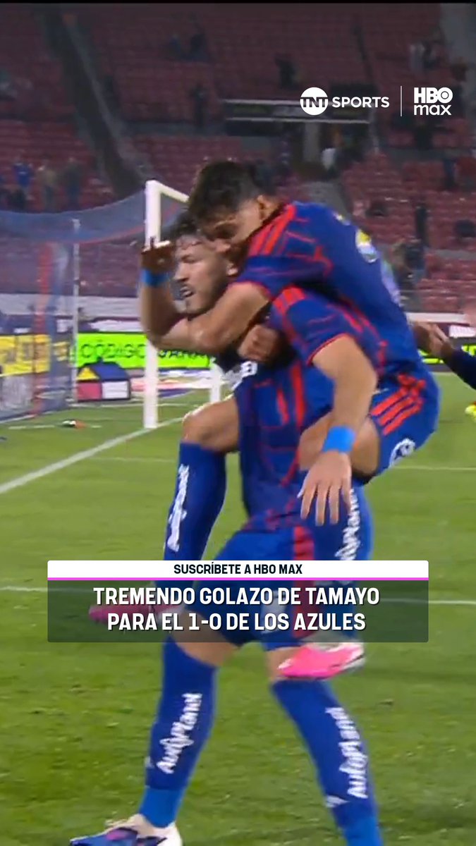 🥵⚽🔵🔴 PEDAZO DE GOL Bianneider Tamayo nos regaló esta JOYA para el 1-0 de #LaU ante O'Higgins, en este #MatchdayJueves que pone al día la Fecha 13 de la #LigaDePrimeraMercadoLibre 2026. Disfruta lo mejor del fútbol chileno. Suscríbete a #TNTSportsenHBOMax 📲💻 Link en la BIO 📍