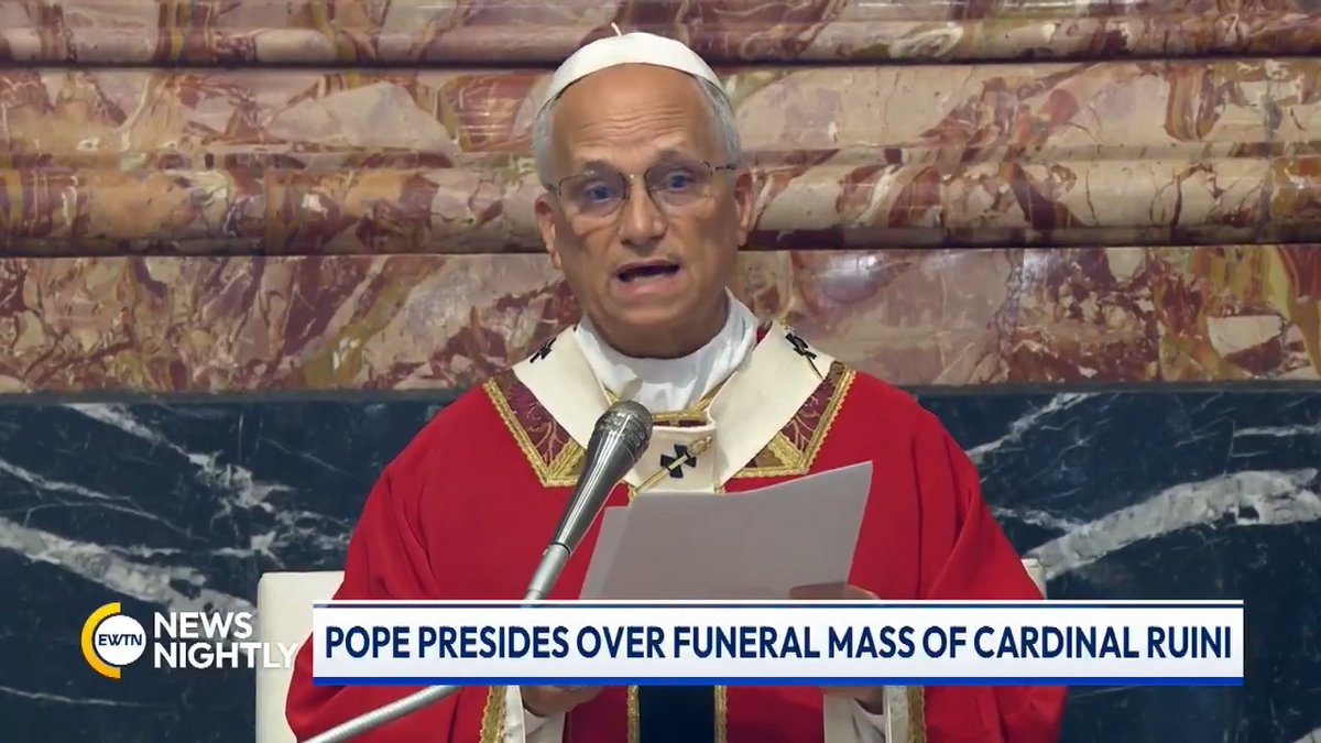The funeral for Cardinal Camillo Ruini was held at the Vatican, with Pope Leo presiding over the ceremony at St. Peter’s Basilica. The late cardinal, who died June 16 at the age of 95, was a highly influential figure in the Italian Catholic Church.