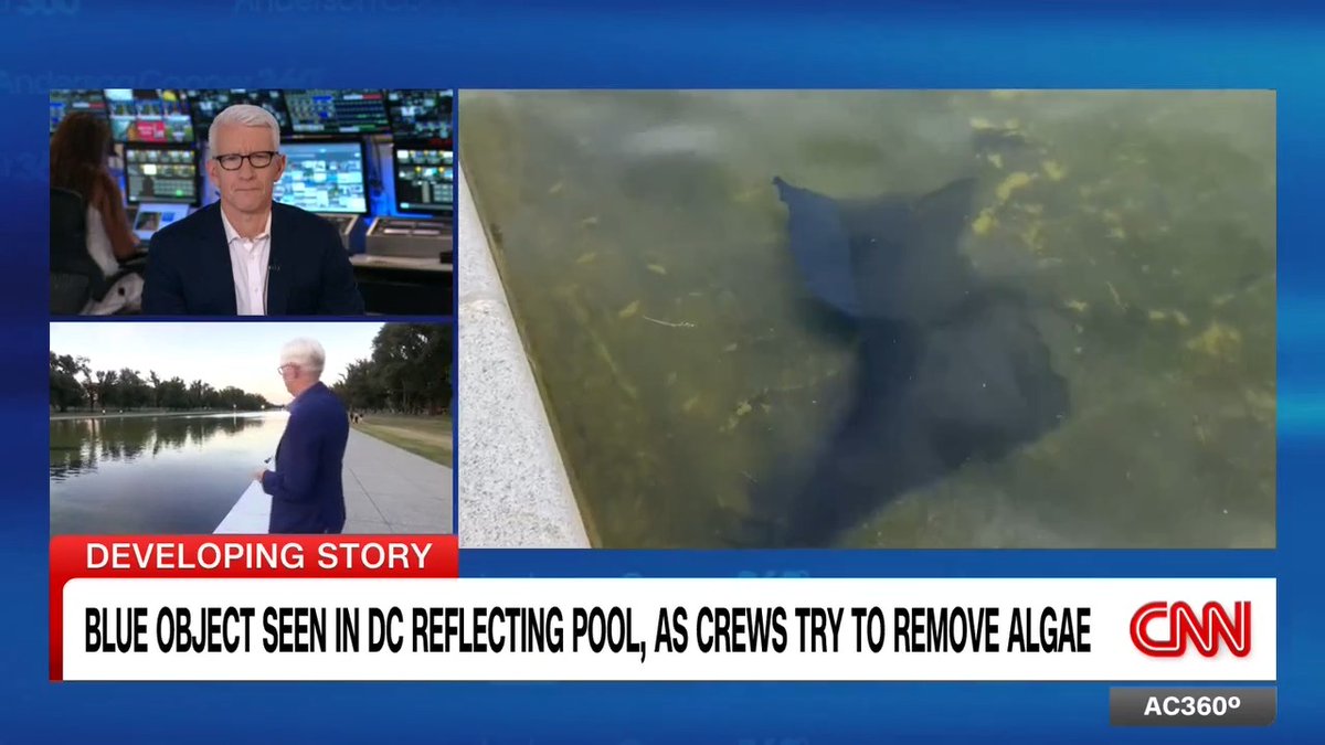 Just days after the completion of a no-bid more than $14 million renovation of the Lincoln Memorial Reflecting Pool, crews are still fighting an algae bloom that has turned the water green. Tom Foreman reports.