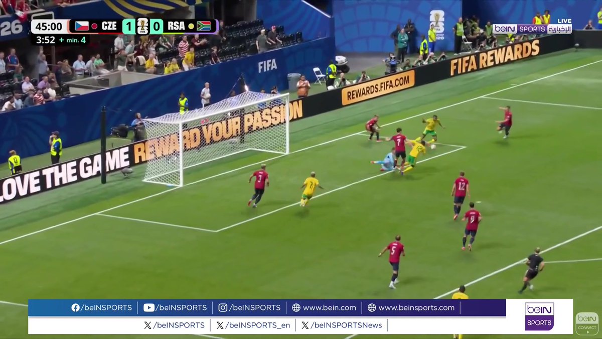 🟣🎥 #تقرير_خاص | انتهت المواجهة التي جمعت منتخب جنوب أفريقيا بنظيره منتخب تشيكيا بالتعادل الإيجابي بهدف لمثله 🎙️ تقرير | هاجر يمول