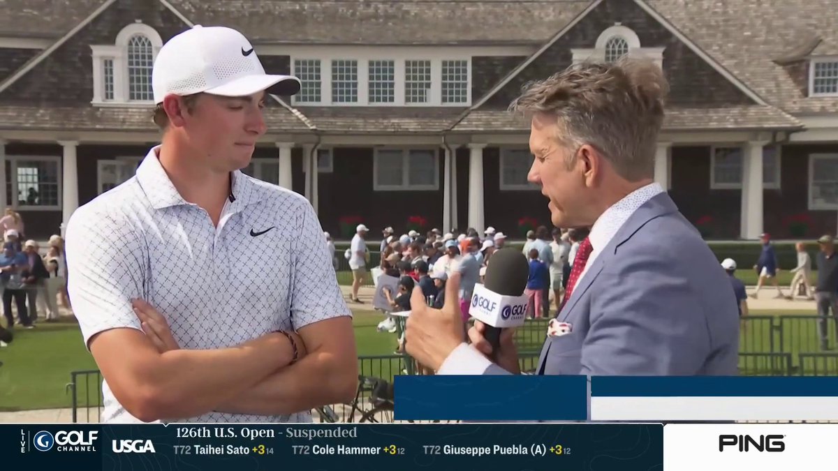 Teeing it up in his second event as a pro, Ben James played solid with a first-round 69 (-1) at the U.S. Open 👏 Virginia Men's Golf