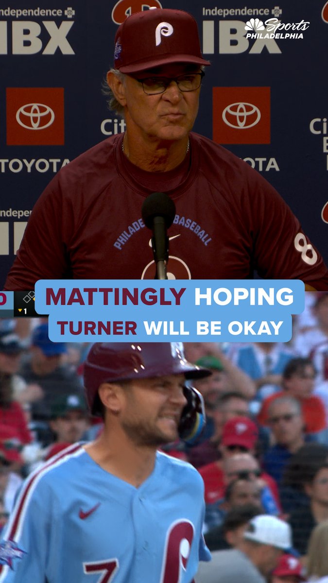Don Mattingly with an update on Trea Turner after he exited the game with a right calf contusion.