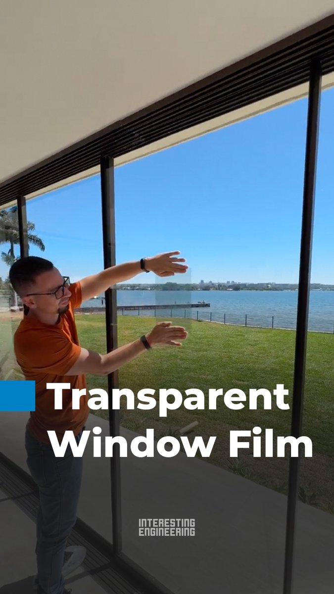 Block infrared and visible light to cool down a room with this transparent window film! 🎥 besser.home / IG