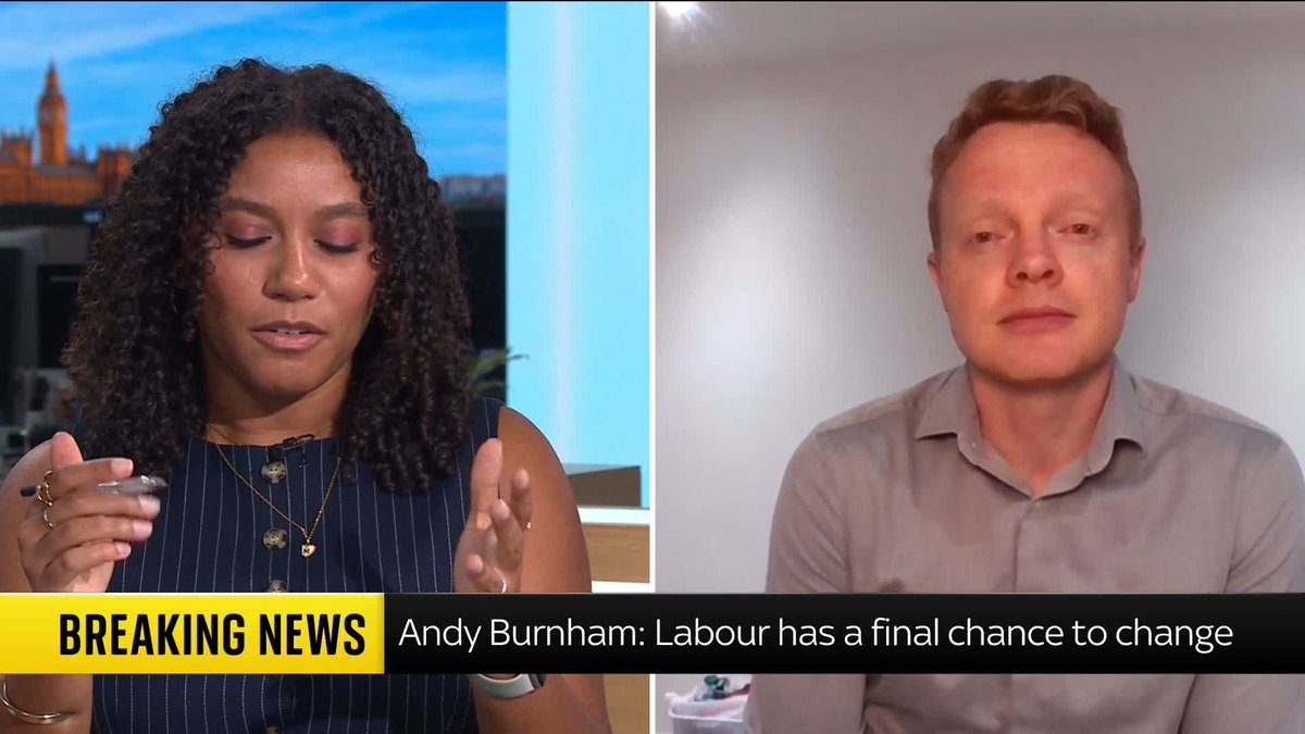 "He will see the writing on the wall and go." Former Labour policy director Andrew Fisher says he believes Sir Keir Starmer will resign after Andy Burnham's victory at the Makerfield by-election. 📺 Sky 501, Virgin 602, Freeview 233 and YouTube