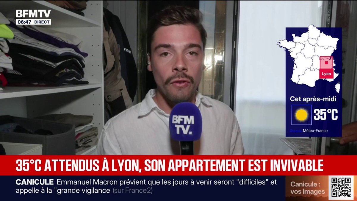 "On passe à peine sous la barre des 30°C": les nuits difficiles de Jules, qui vit dans une passoire thermique
