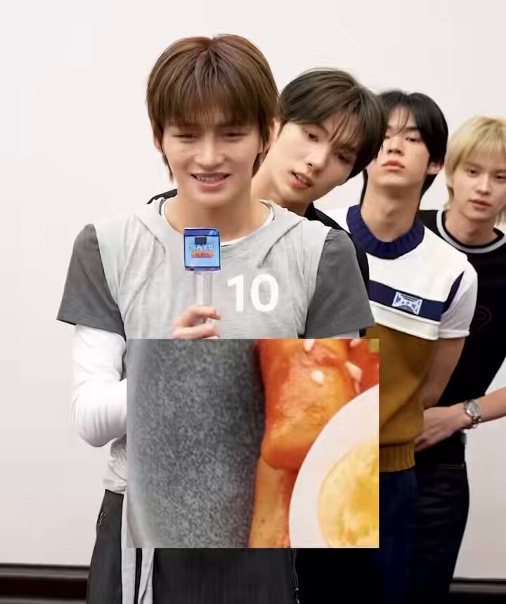 tws was playing guess the food and foodie dohoon guessed the correct answers during jihoon and youngjae’s turns 🫳🏻🫳🏻