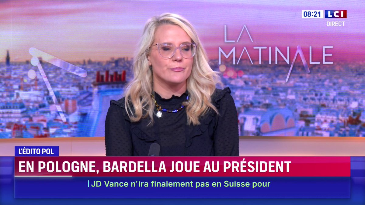 En Pologne, Bardella joue au président 📺L'édito pol de Mathilde Guenegan | Matinale LCI